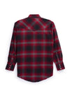 Men's Ely Cattleman Long Sleeve Brawny Flannel Western Snap Shirt