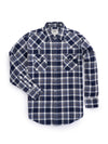 Men's Ely Cattleman Long Sleeve Brawny Flannel Western Snap Shirt