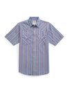 Men's Ely Cattleman Short Sleeve Stripe Western Snap Shirt