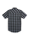 Men's Ely Cattleman Short Sleeve Plaid Western Snap Shirt