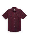 Men's Ely Cattleman Short Sleeve Stripe Western Snap Shirt