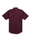 Men's Ely Cattleman Short Sleeve Stripe Western Snap Shirt