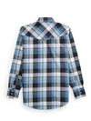 Men's Ely Cattleman Long Sleeve Plaid Western Snap Shirt