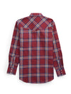 Men's Ely Cattleman Long Sleeve Plaid Western Snap Shirt