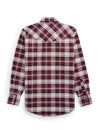 Men's Ely Cattleman Long Sleeve Western Wrinkle Resistant Plaid Shirt