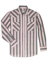 Men's Ely Cattleman Long Sleeve Stripe Western Snap Shirt