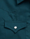 Boy's Ely Cattleman Long Sleeve Solid Pine Western Snap Shirt