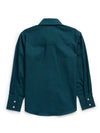 Boy's Ely Cattleman Long Sleeve Solid Pine Western Snap Shirt