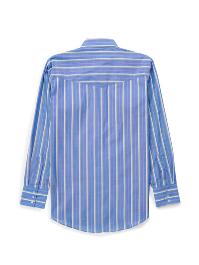 Men's Ely Cattleman Long Sleeve Stripe Western Snap Shirt