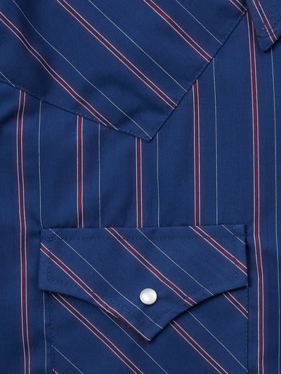 Men's Ely Cattleman Long Sleeve Stripe Western Snap Shirt