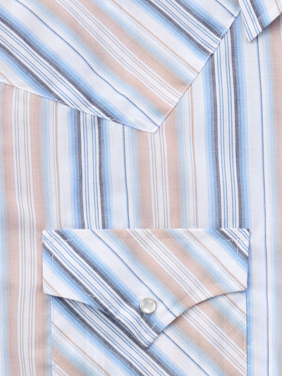 Men's Ely Cattleman Long Sleeve Stripe Western Snap Shirt