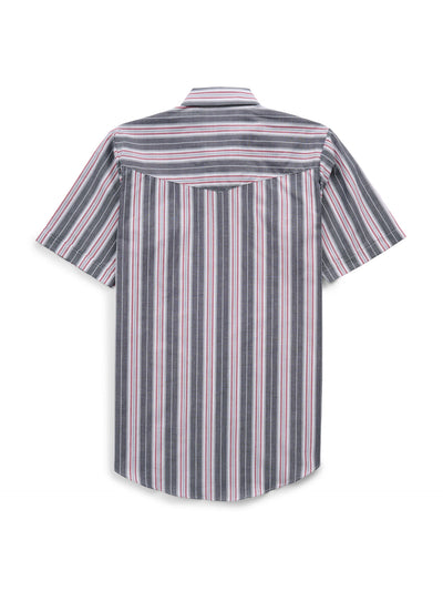 Men's Ely Cattleman Short Sleeve Stripe Western Snap Shirt