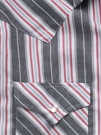 Men's Ely Cattleman Long Sleeve Stripe Western Snap Shirt