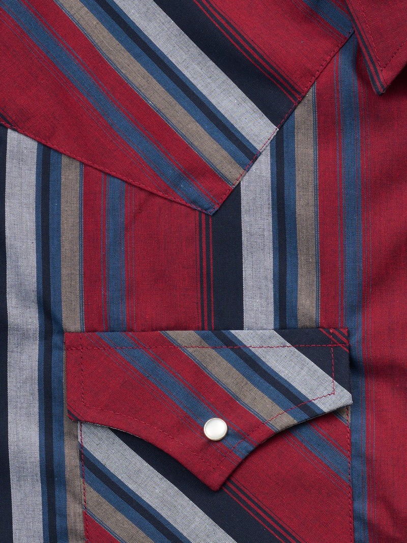 Men's Ely Cattleman Long Sleeve Stripe Western Snap Shirt