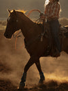 Women's Cowboygirl Ranch Rig Rust Plaid Granddaddy Snap Shirt