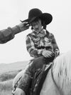 Girl's Cowboygirl Rust Big Plaid Granddaddy Western Snap Shirt