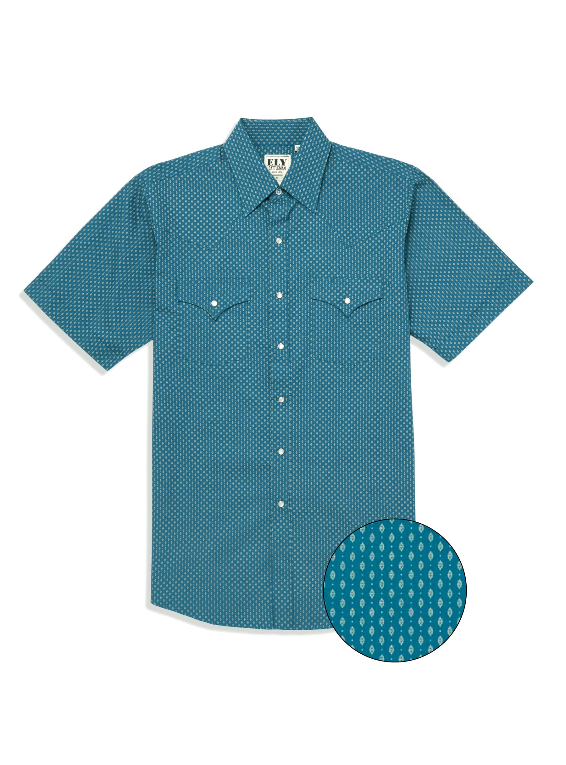 Chemise Homme Grande Taille Ely Cattleman - Design Aztèque/navajo, Occasion Très Bon état