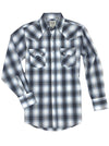 Men's Ely Cattleman Long Sleeve Ombre Western Snap Shirt - Black