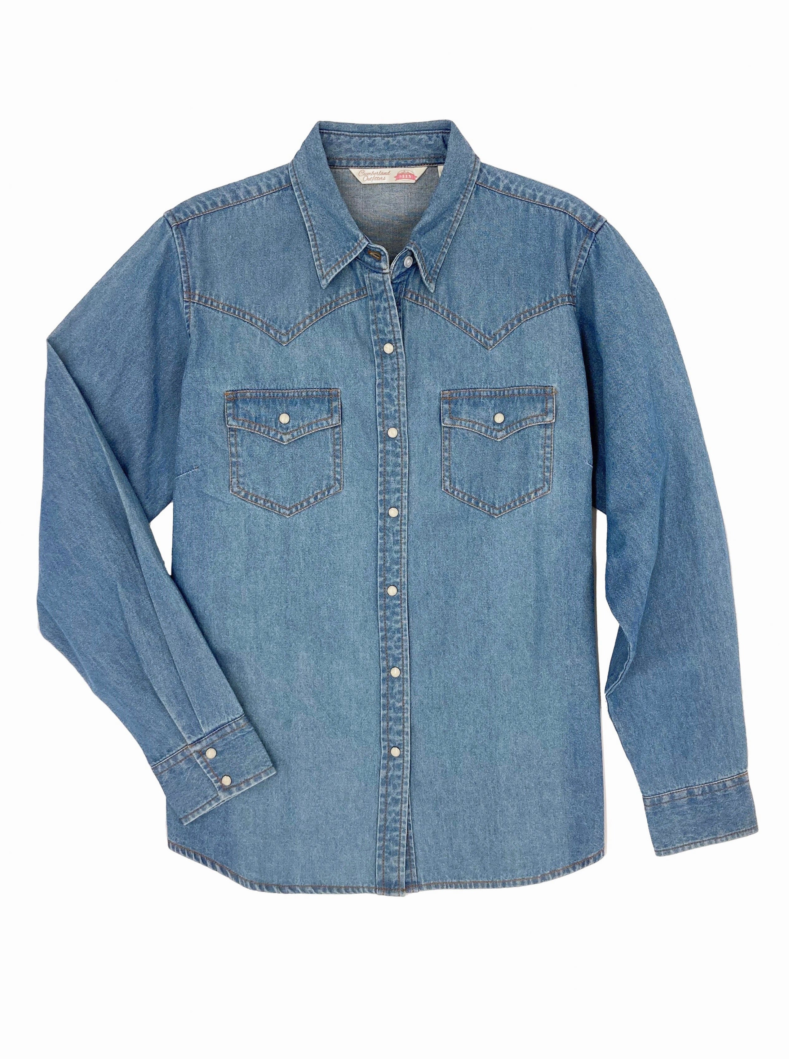 1955 Sawtooth Western Shirt - Medium Wash | Levi's® US