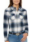 Women's Ely Cattleman Western Snap Flannel Shirt