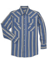 Men's Ely Cattleman Long Sleeve Textured Stripe Western Snap Shirt
