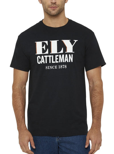 Men's Short Sleeve Logo Tee | Ely Cattleman